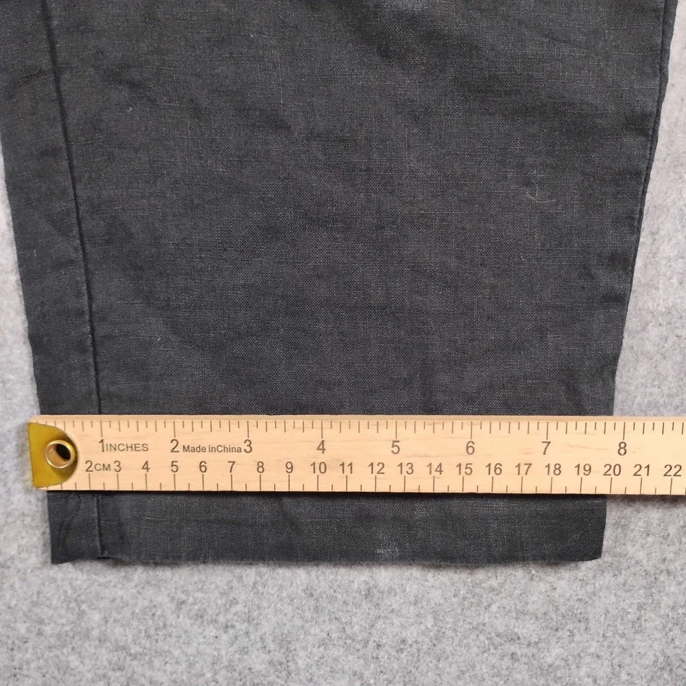 Quince European Linen Pants Women's S Elastic Waist Casual Lightweight Summer
